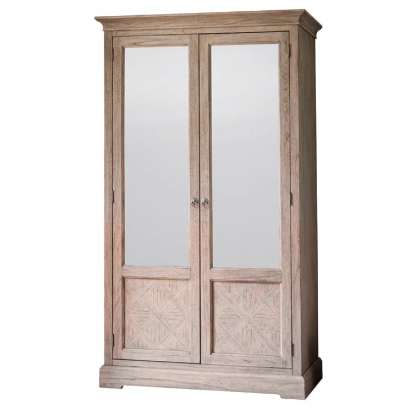 GA Mustique 2 Mirror Door Wardrobe